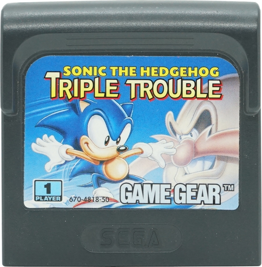 Sonic The Hedgehog Triple Trouble Sega Game Gear