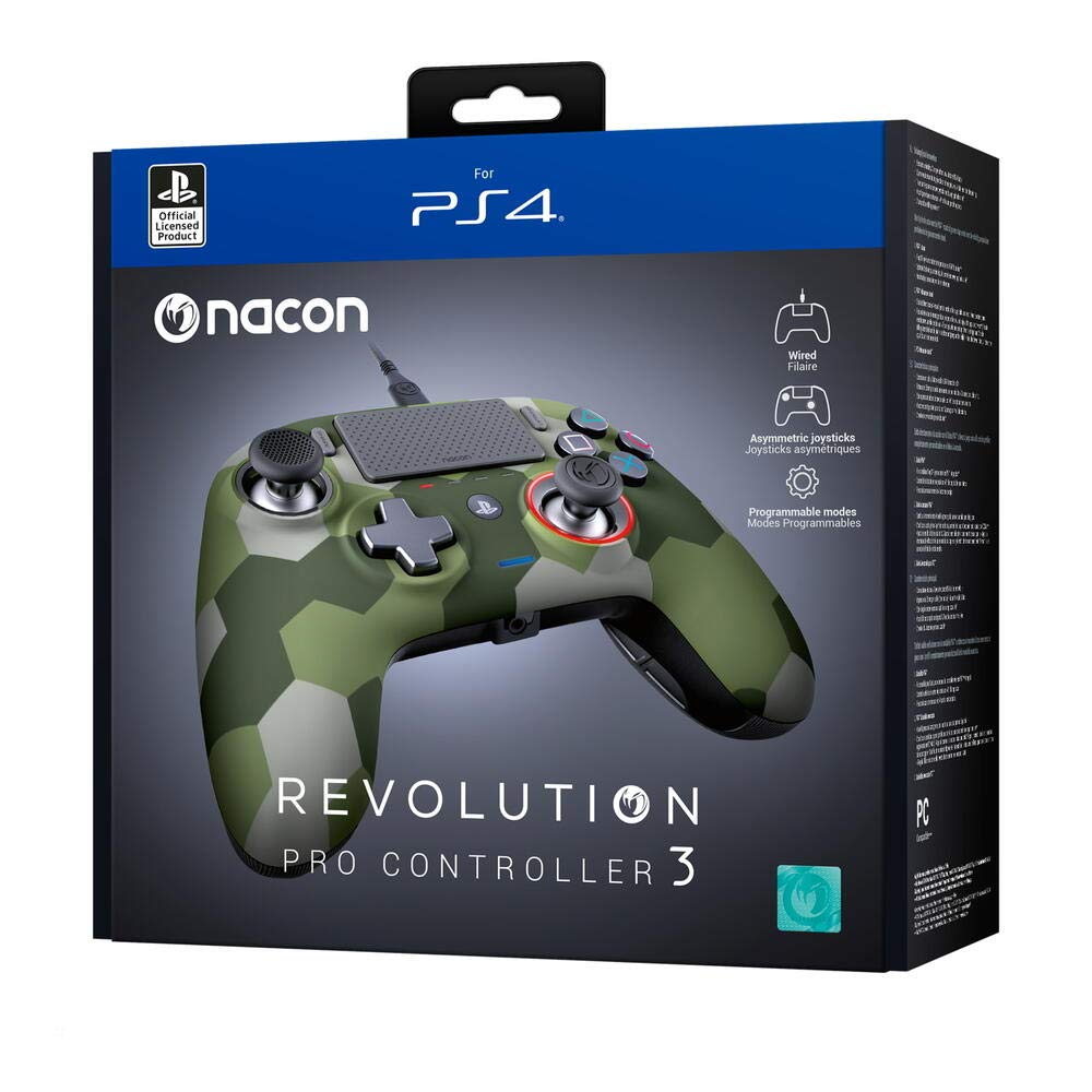 Nacon Revolution Pro 3 PS4 Controller Camouflage Grün