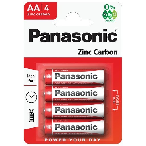 Panasonic AA Zink Carbon Batterie