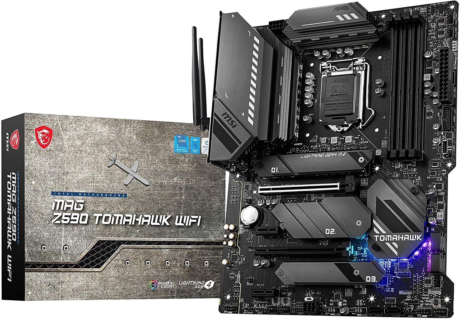 MSI MAG Z590 Tomahawk WiFi Mainboard Sockel 1200 Intel Z590 DDR4