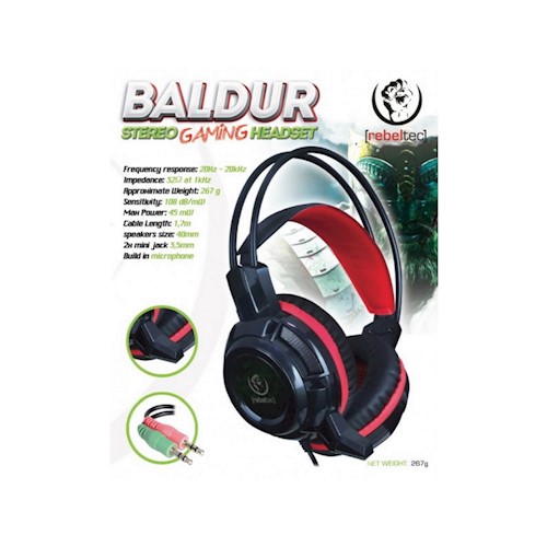Rebeltec Baldur Stereo Gaming Headset 2x 3,5mm