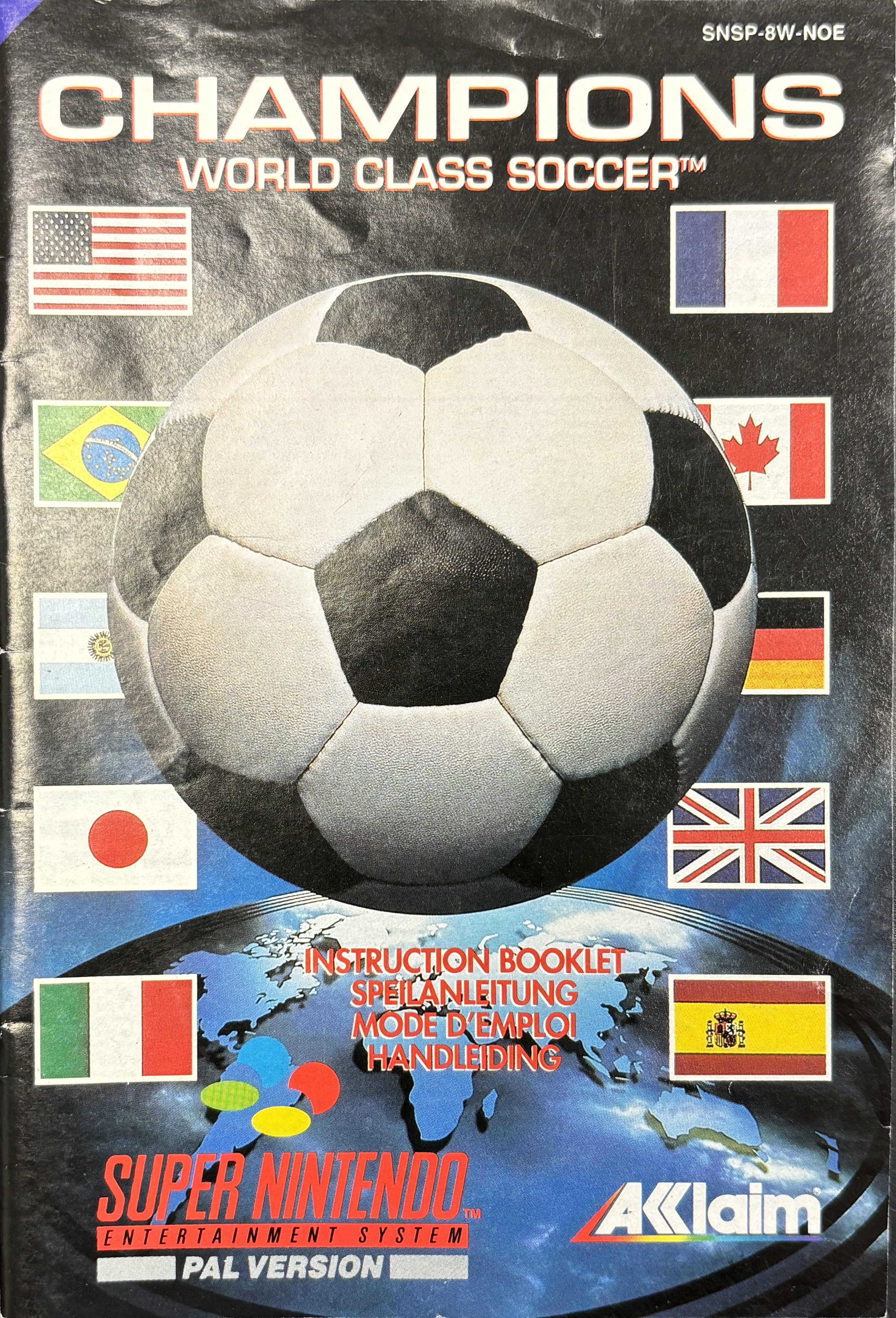 Champions World Class Soccer Spielanleitung SNES