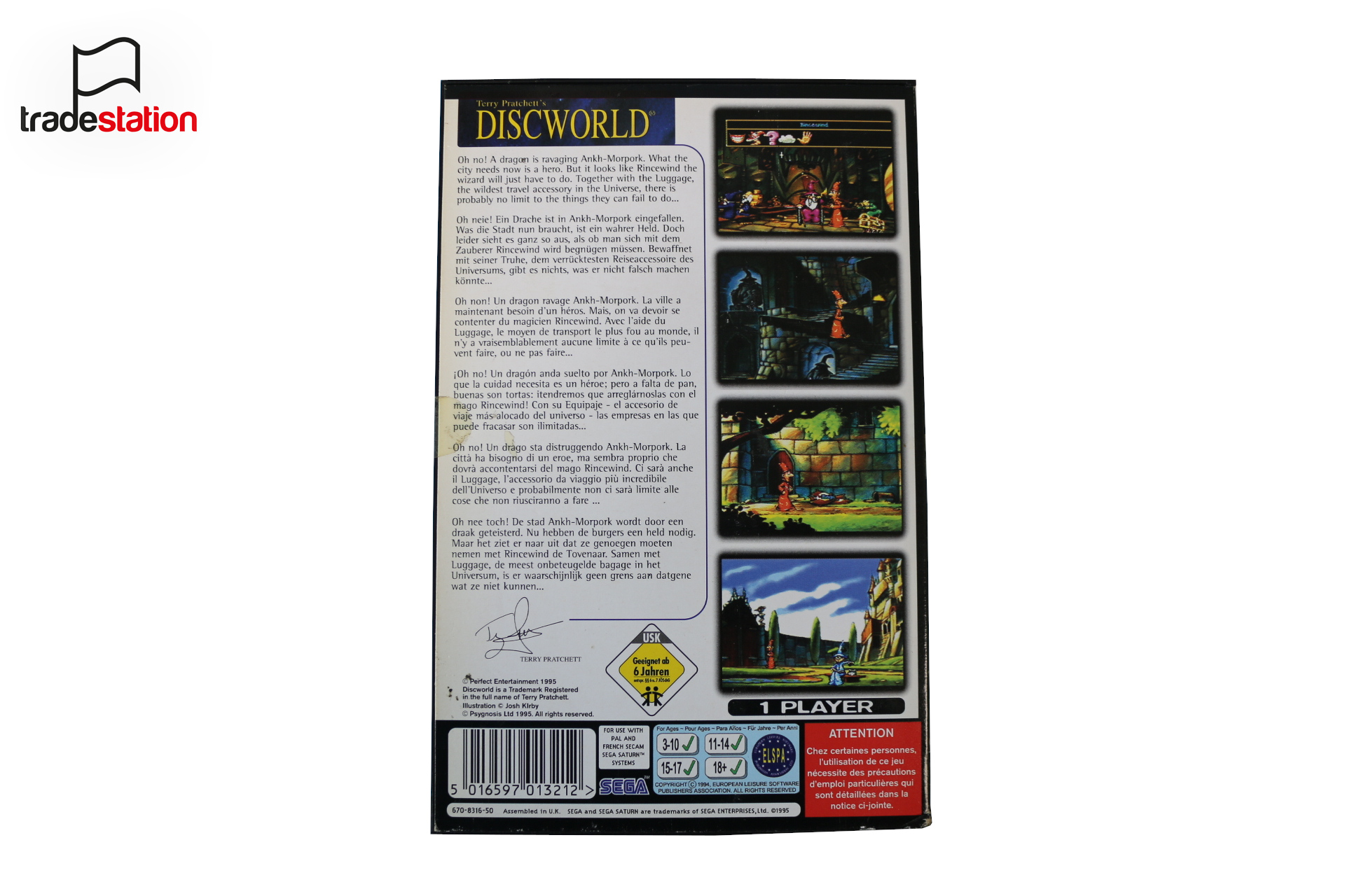 Discworld Sega Saturn