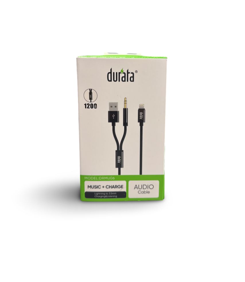 Durata DRMU06 Lightning auf 3.5mm Klinke Audio Kabel
