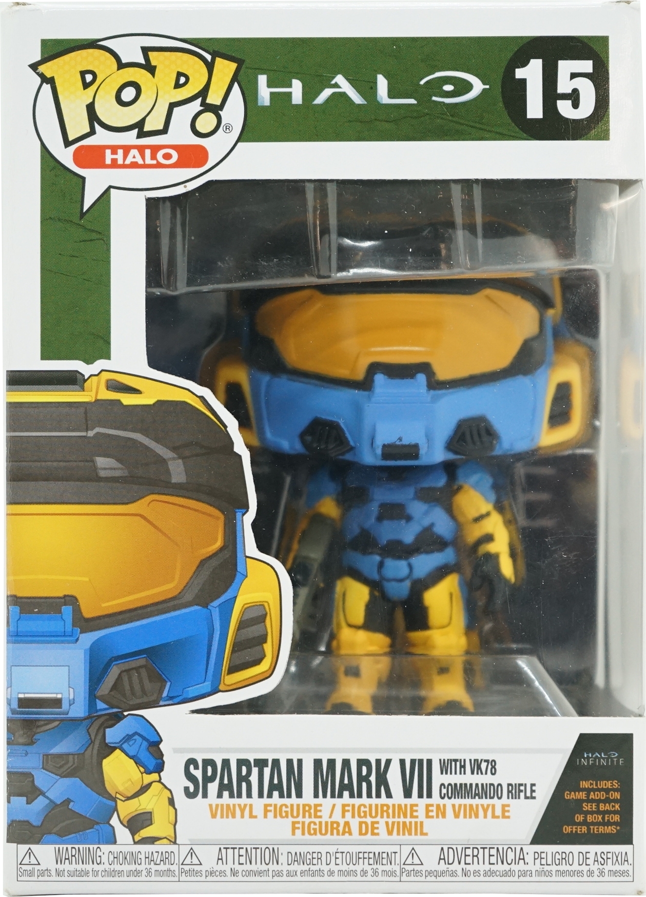 Funko POP! Spartan Mark II with VK78 Commando Rifle - Halo 15 Vinyl Figure