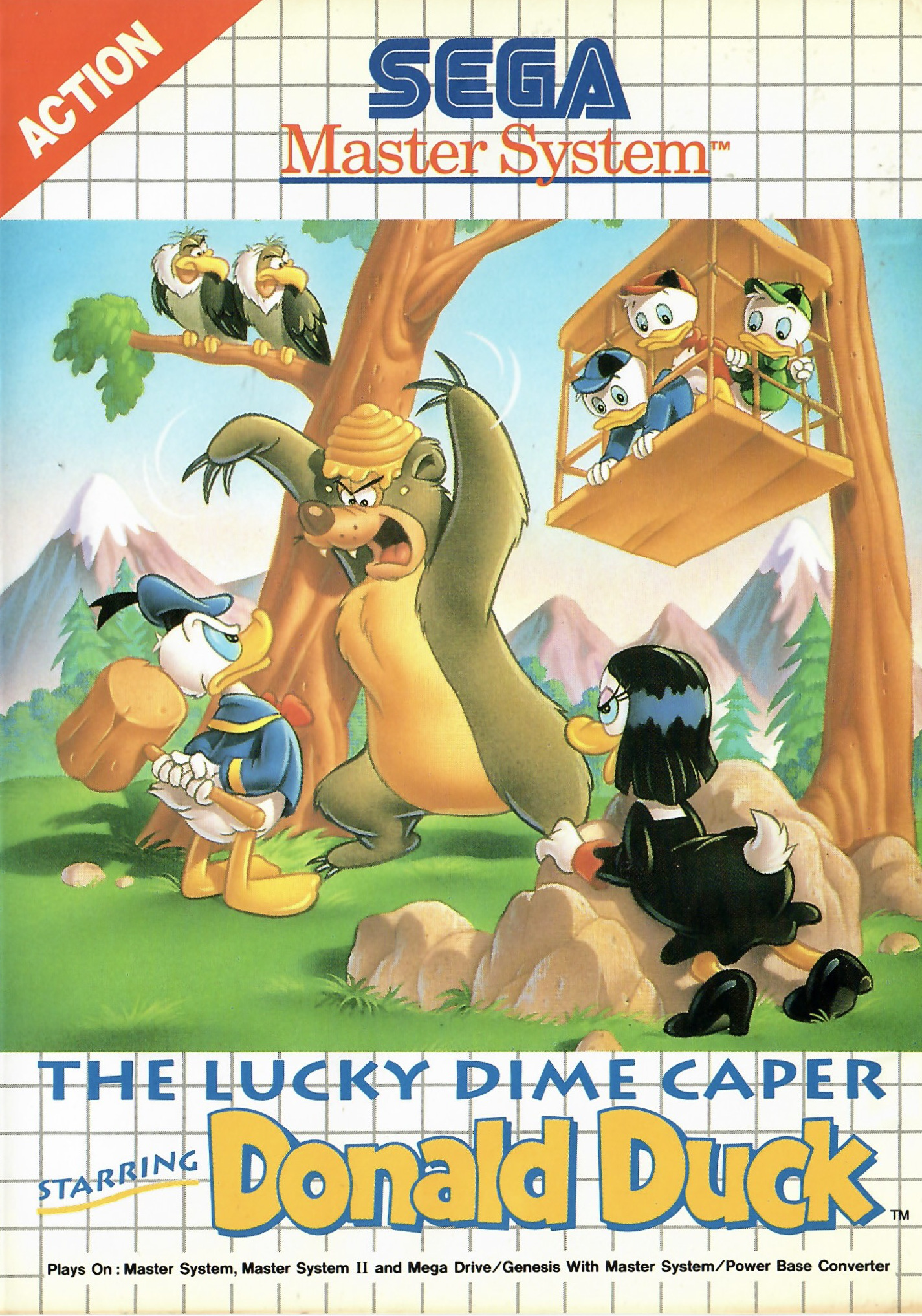 The Lucky Dime Caper Donald Duck Sega Master System