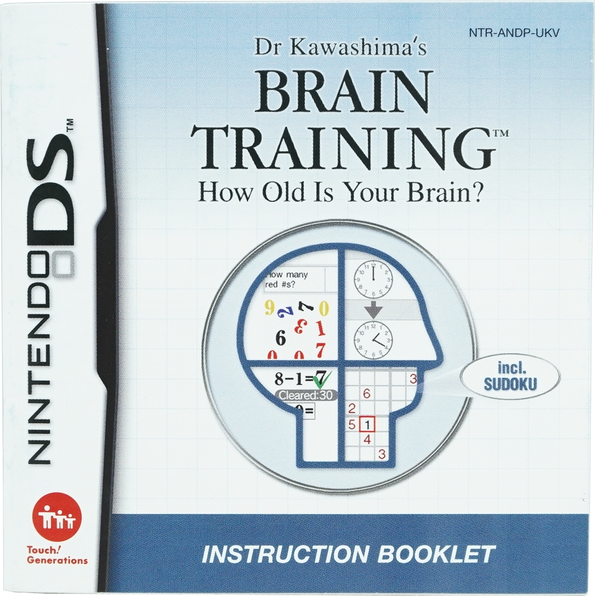 Dr Kawashima's Brain Training Spielanleitung DS