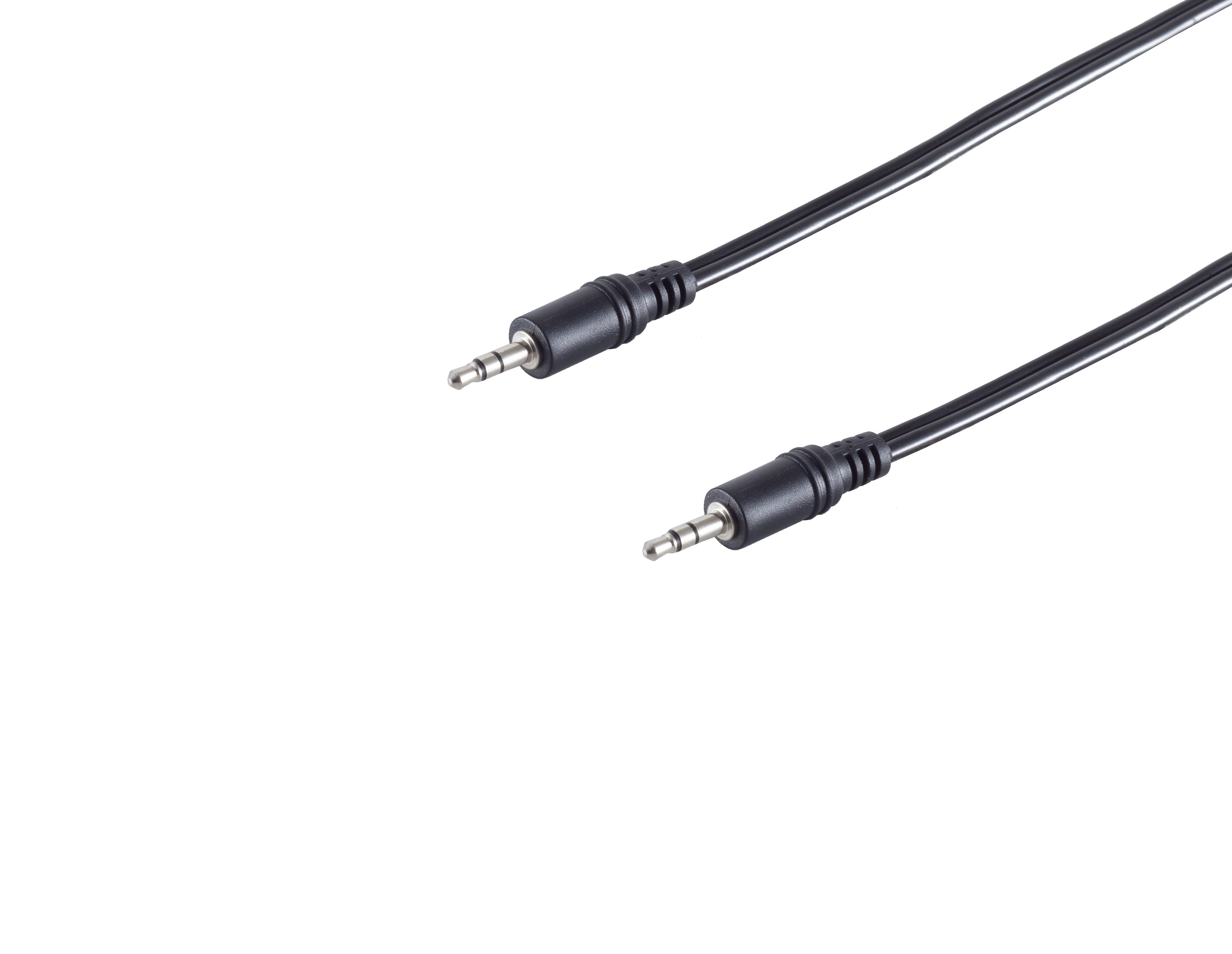 Audiokabel Klinkenstecker 3,5mm schwarz 0,5m