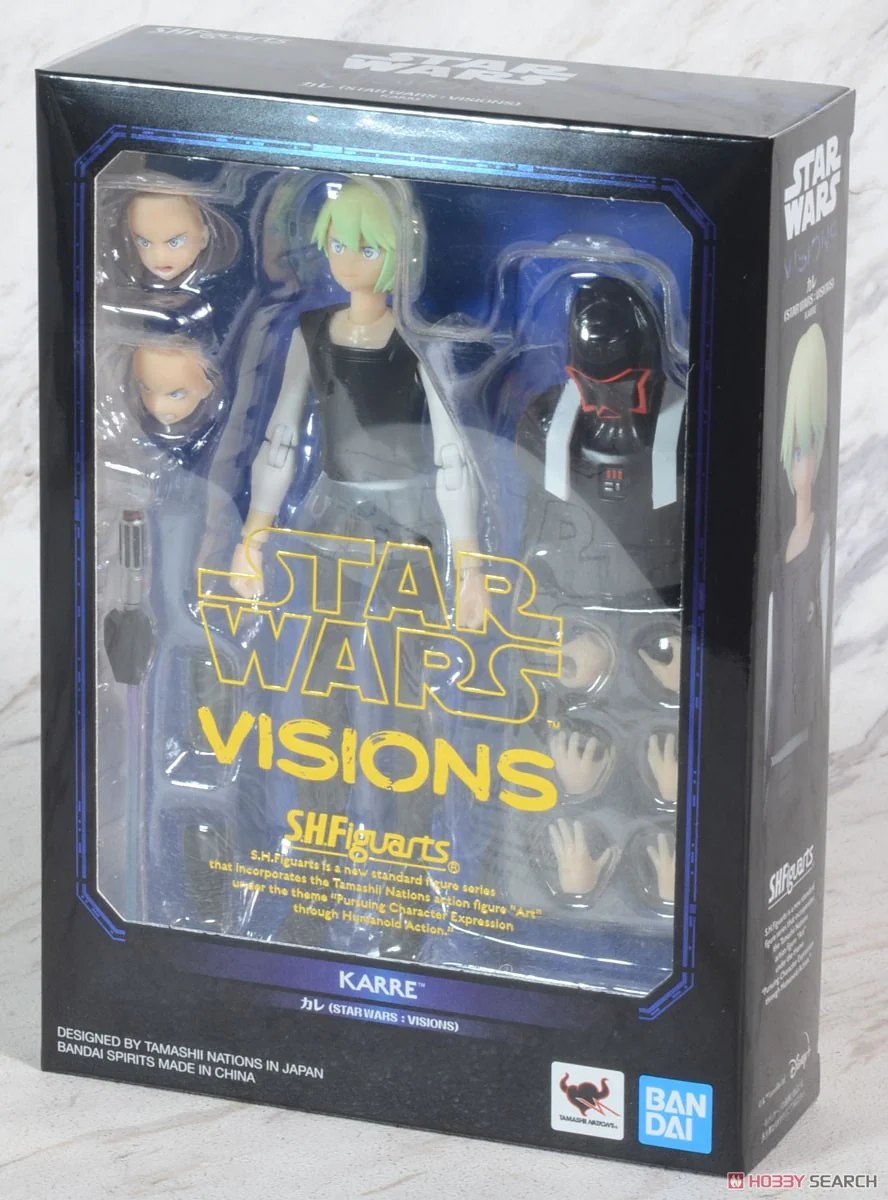 Star Wars Visions SH Figuarts Actionfigur Karre Bandai