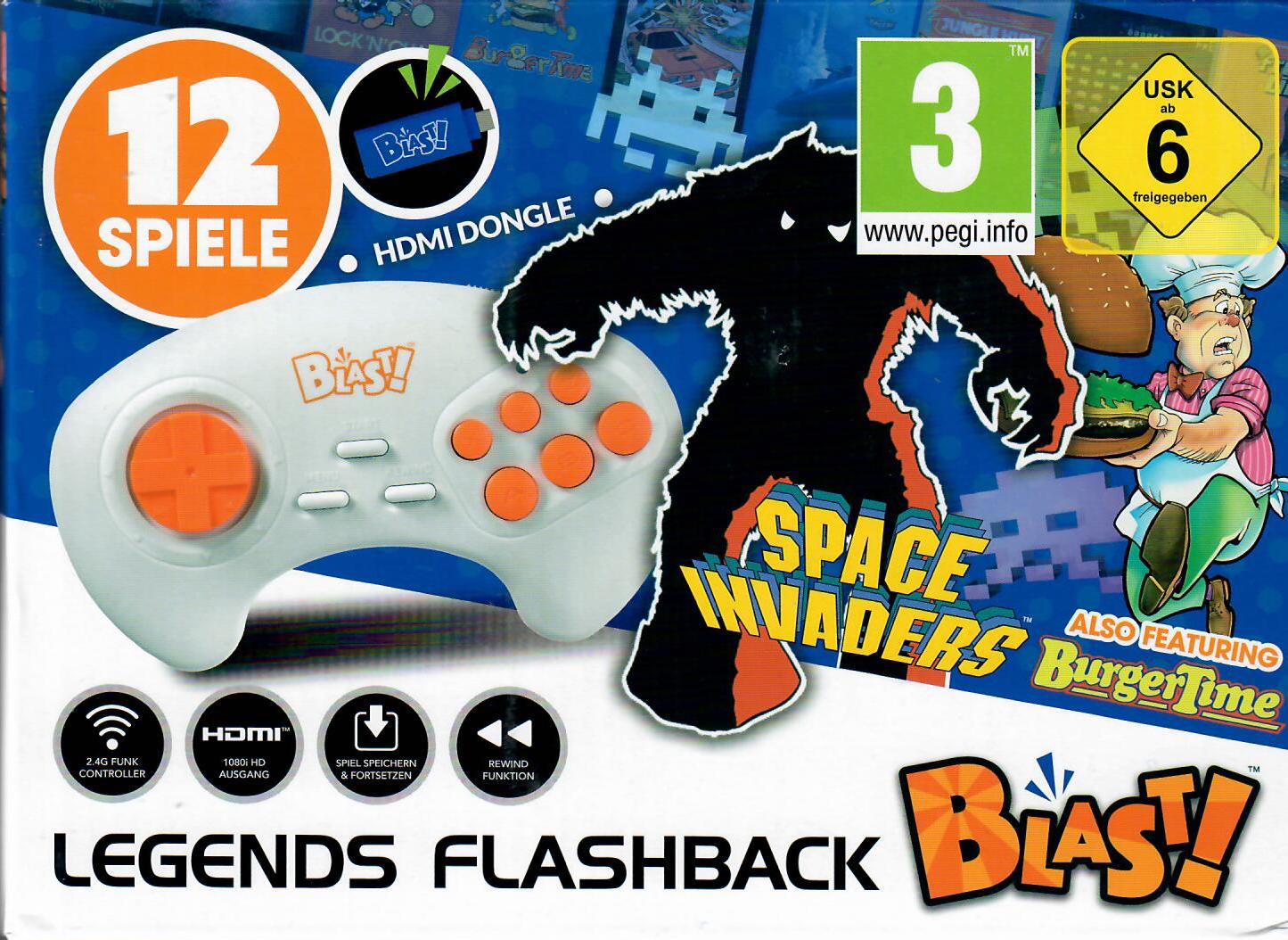 Atari Legends Flashback Blast Mini Space Invaders Retro Konsole