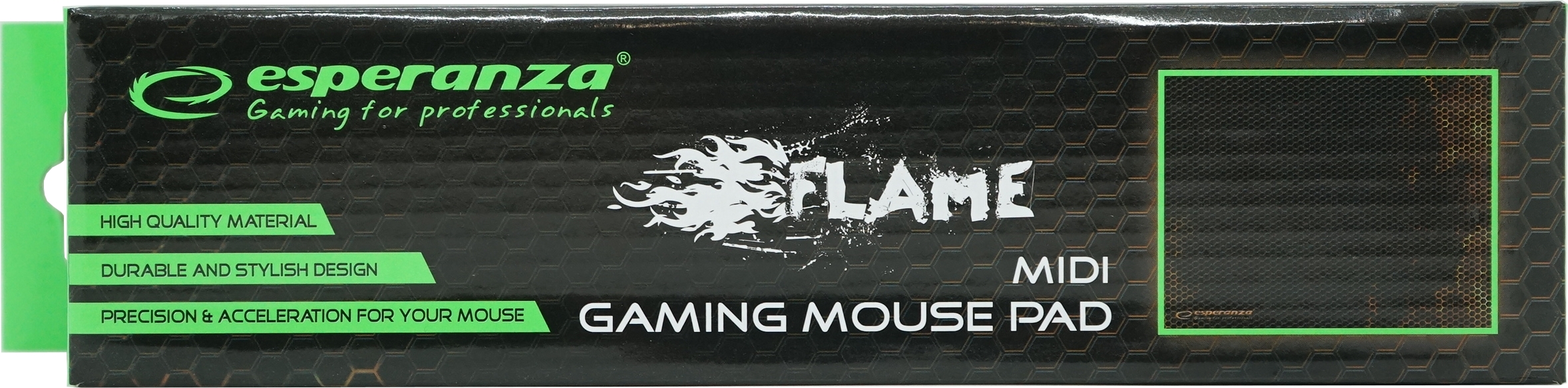 Esperanza Midi Gaming Mouse Pad Flame EGP102R
