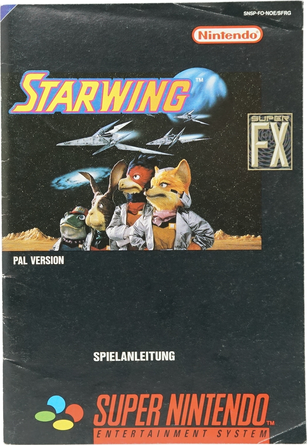 Starwing Spielanleitung SNES