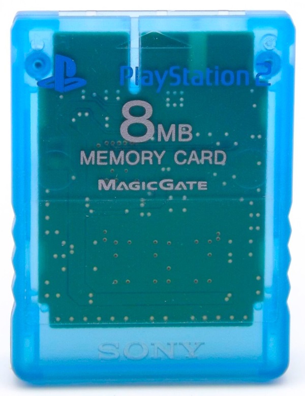 Sony Playstation Memory Card SCPH-1020 Blau/Transparent