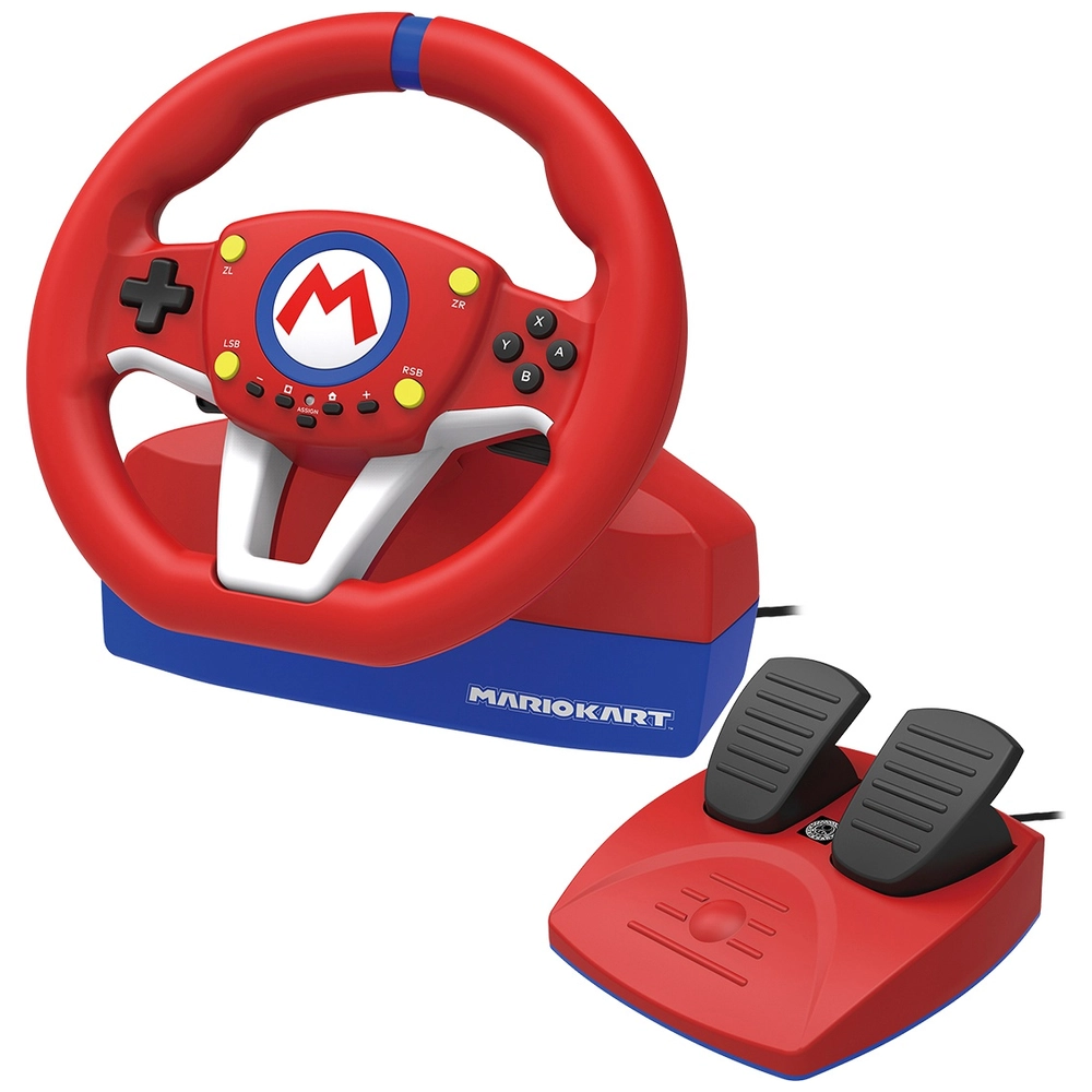 HORI Mario Kart Racing Wheel Lenkrad Pro MINI und Pedale Rot
