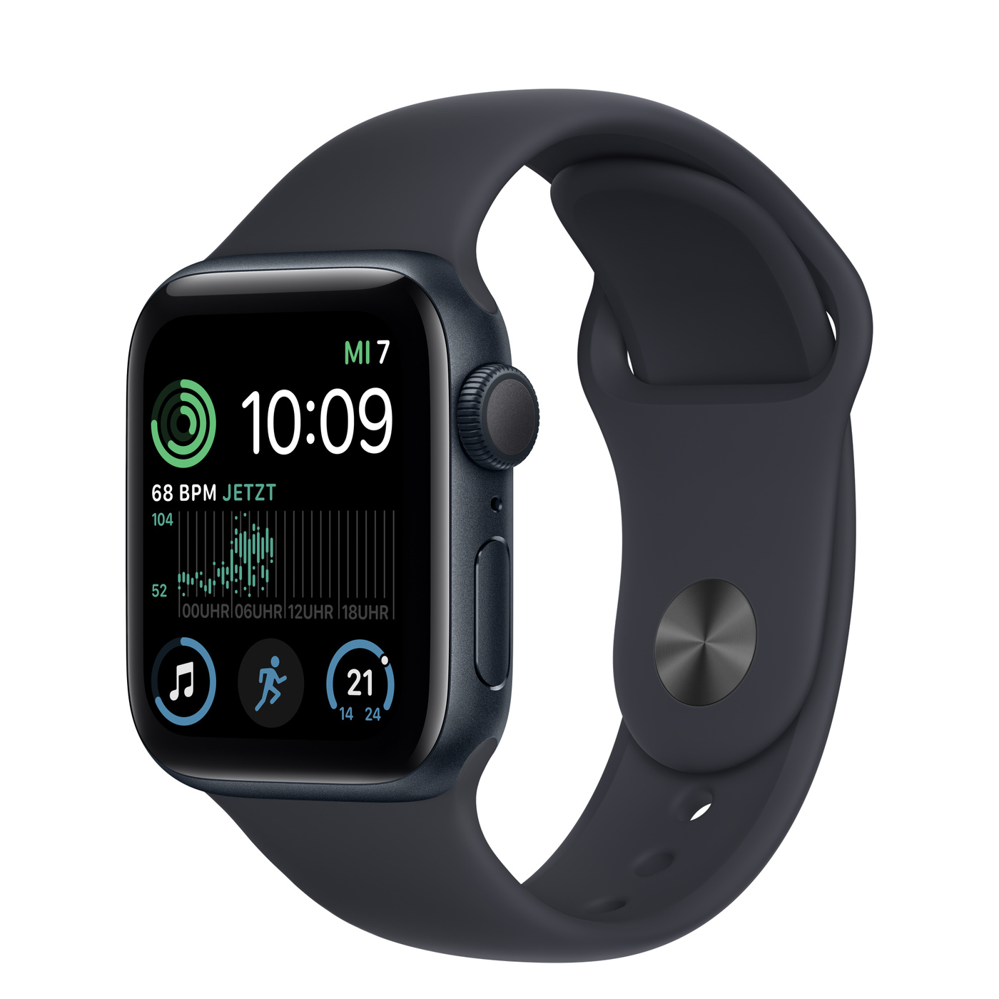 Apple Watch SE (2.Gen) GPS+ Cell 40mm Aluminium Midnight Sport Band A2725
