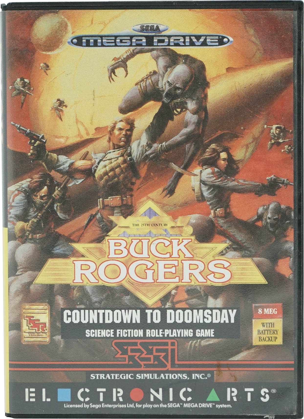BUCK ROGERS COUNTDOWN TO DOOMSDAY Sega Mega Drive