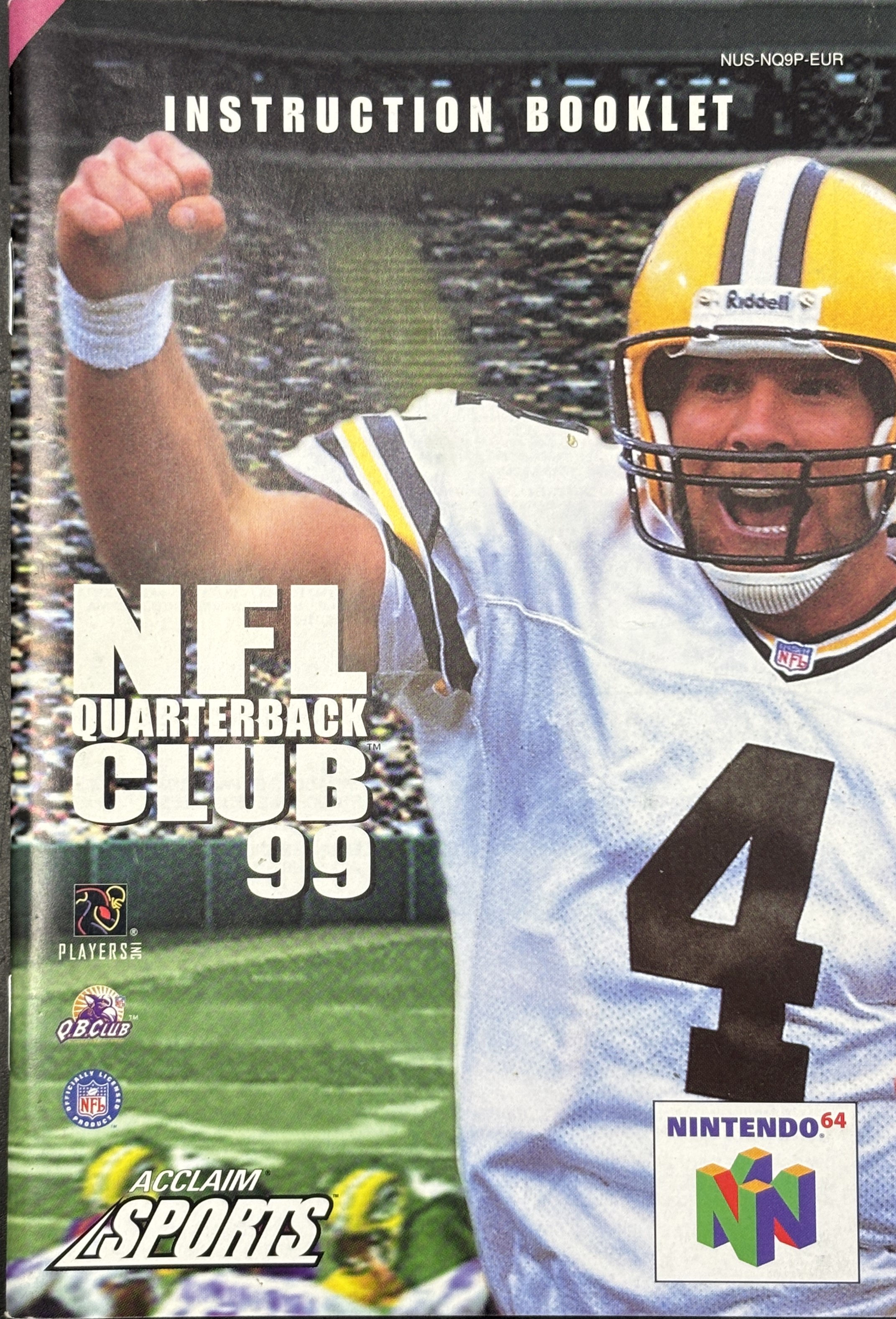 NFL Quaterback Club 99 Spielanleitung N64