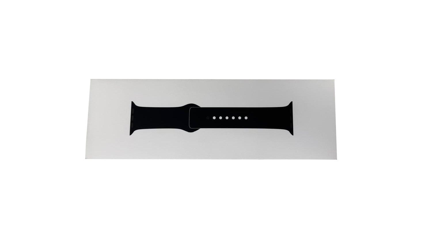Apple Watch Sportarmband Space Black Edelstahl Pin