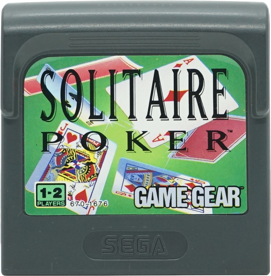 Solitair Poker Sega Game Gear