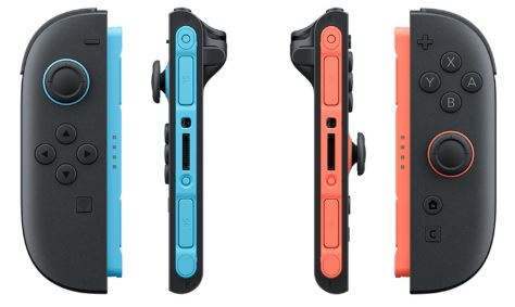 Nintendo Switch 2 Joy Con Paar Rot Blau