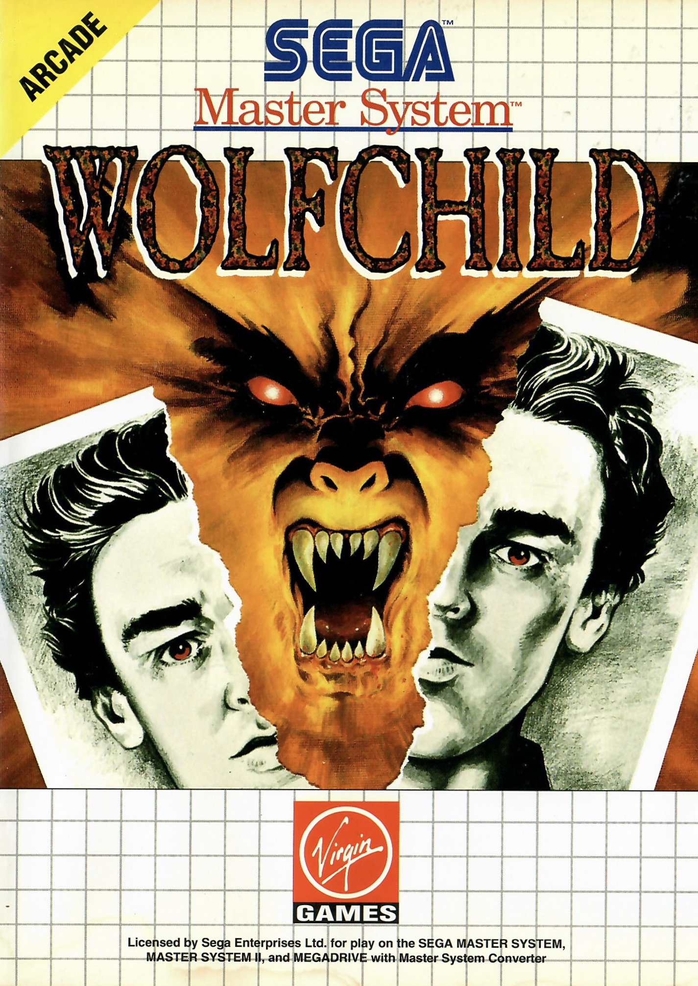 Wolf Child Sega Master System