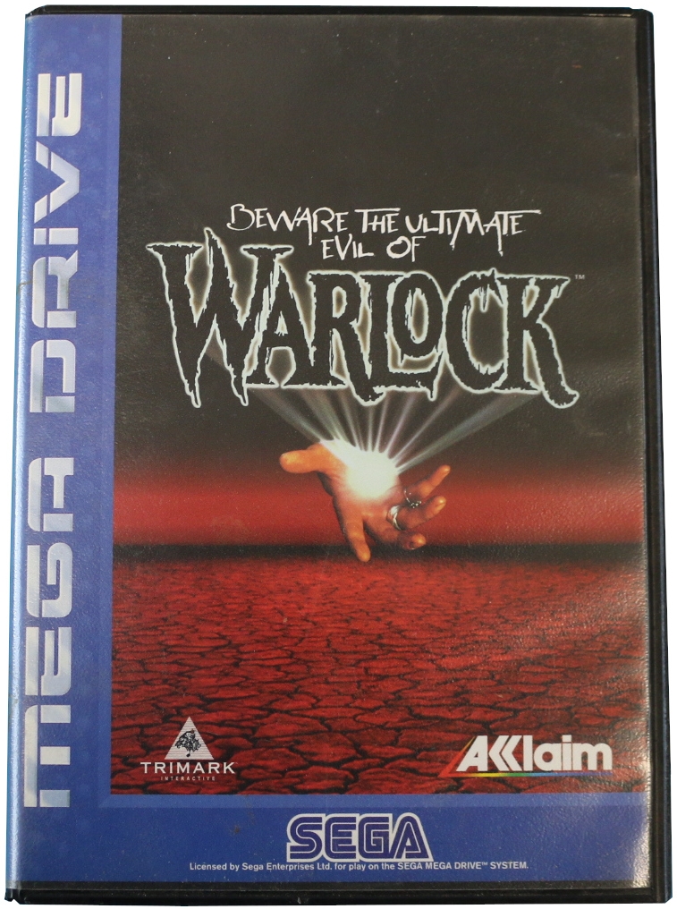 Beware the Ultimate Evil of Warlock Sega Mega Drive