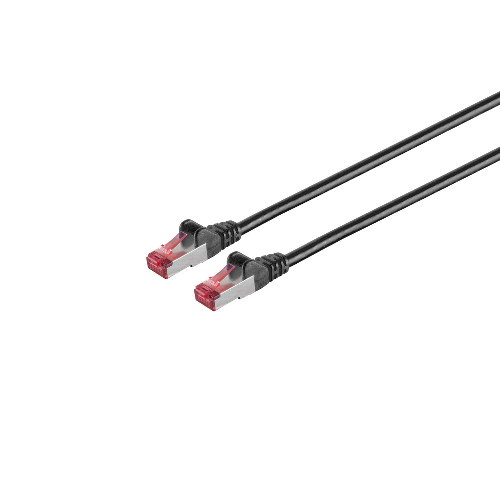 Patchkabel Netzwerkkabel cat6A S/FTP PIMF Halogenfrei 1,5m schwarz