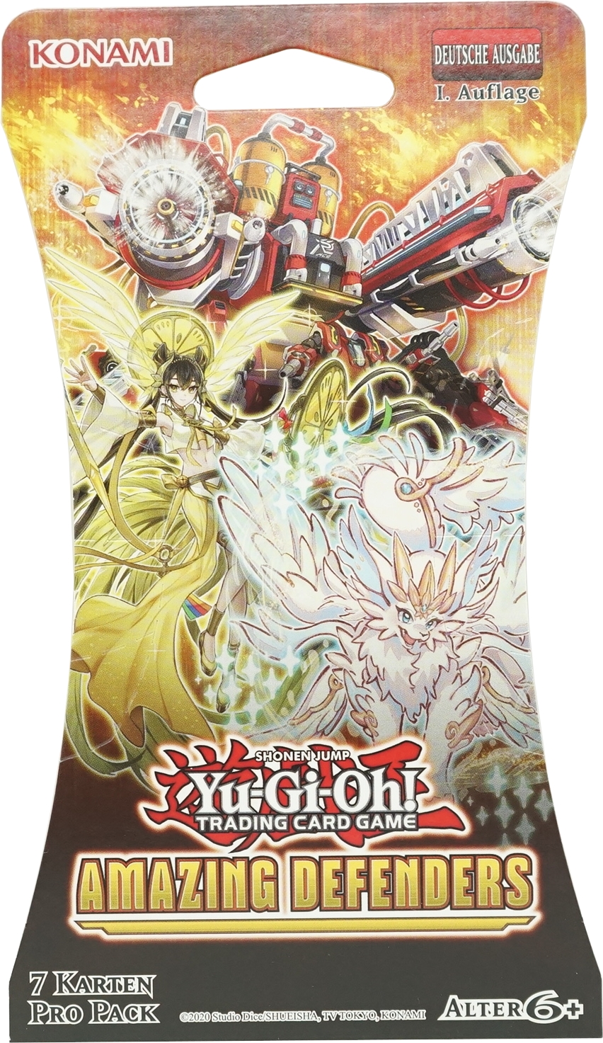 Konami Yu-Gi-Oh! Trading Card Game Amazing Defenders 1 Pack 7 Karten