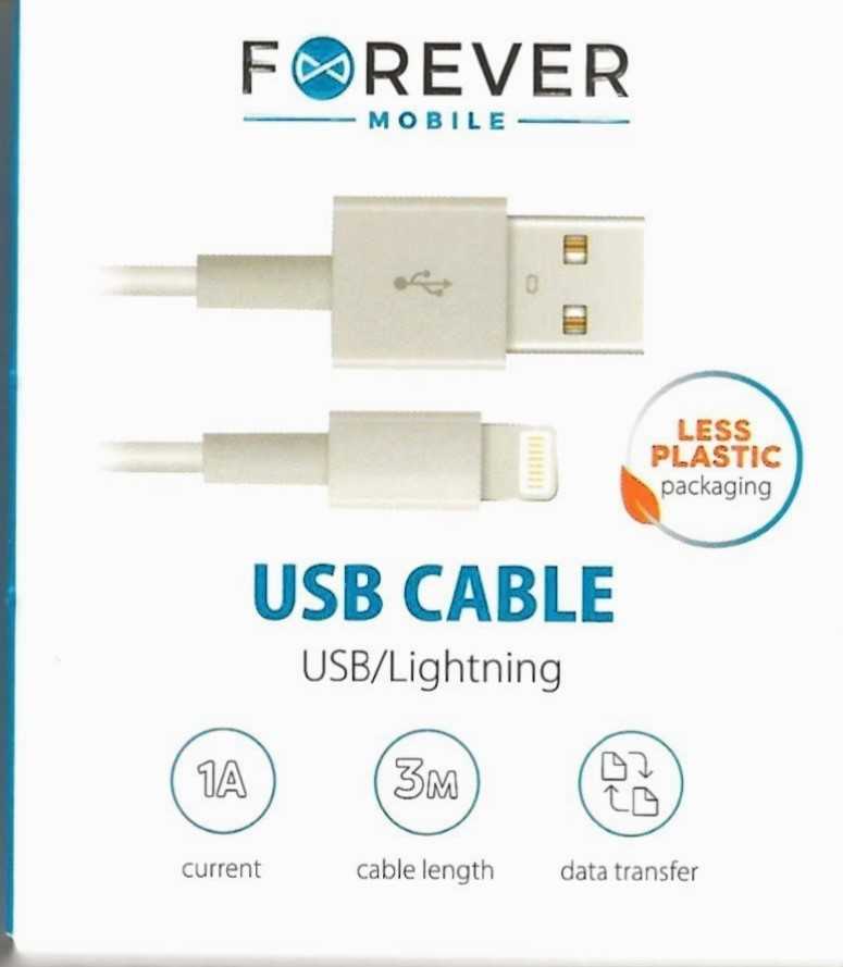 Forever USB to Lightning Cable 3m