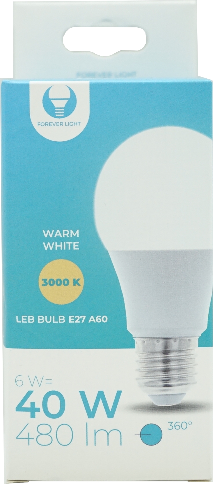 LED Birne Neutral Weiß 4500K E27 G45 6W 480lm