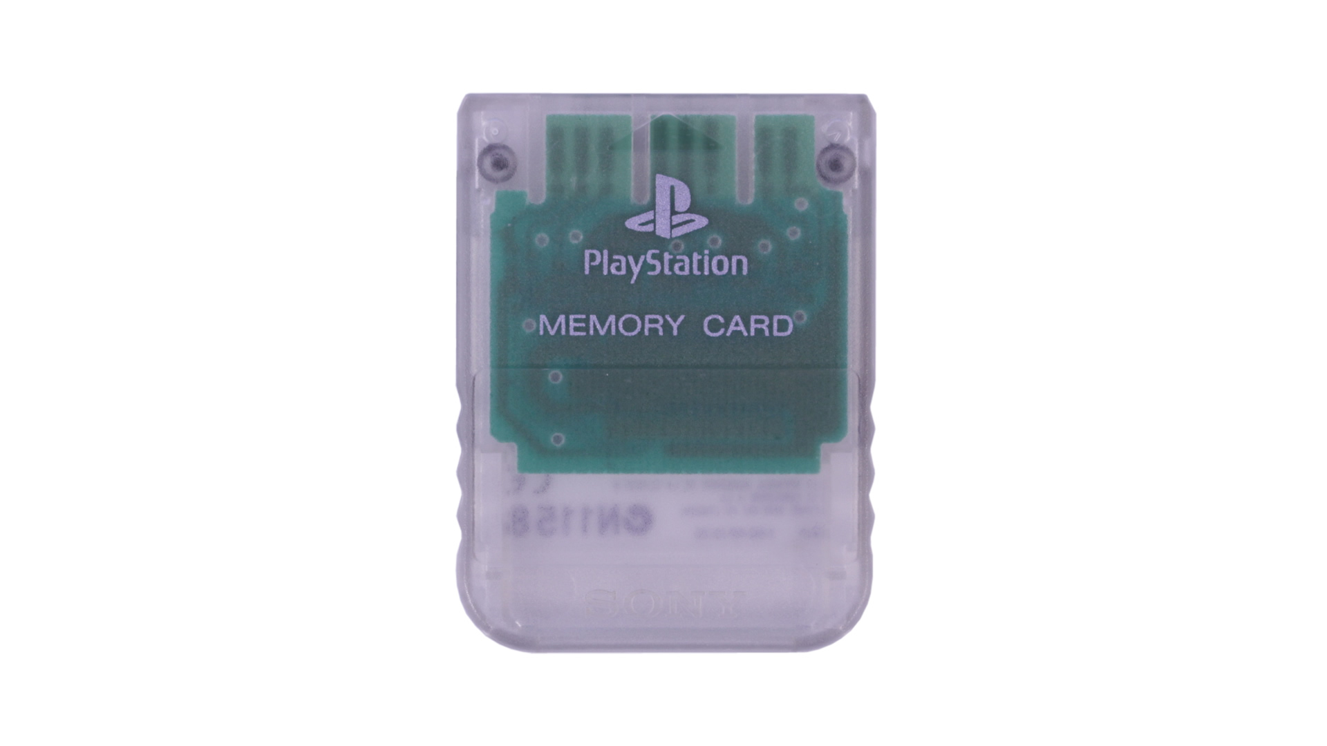 Sony Playstation Memory Card SCPH-1020 klar/transparent