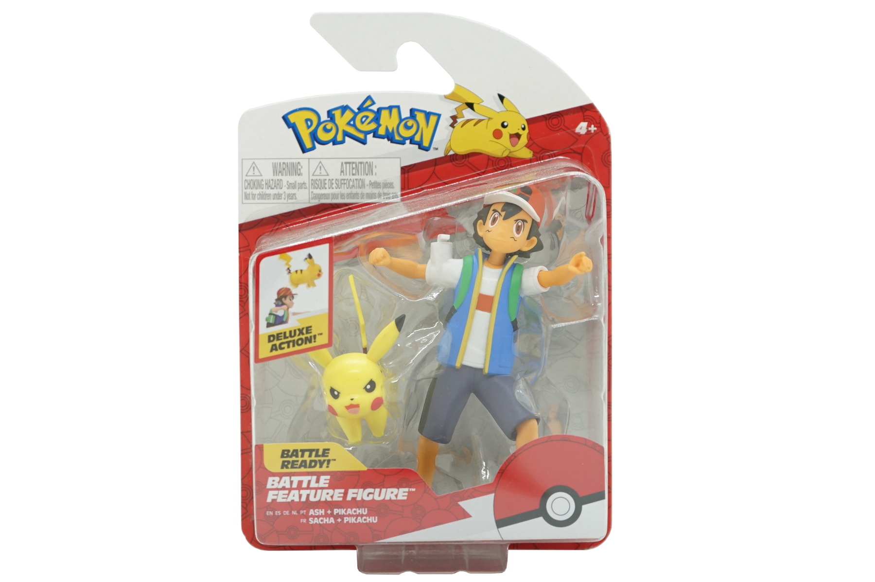 Pokémon  Battle Feature Figure Ash + Pikachu Actionfigur