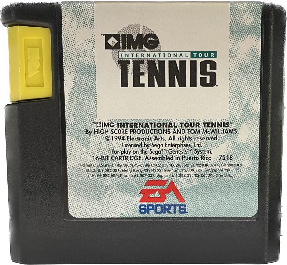 International Tour Tennis Sega Mega Drive