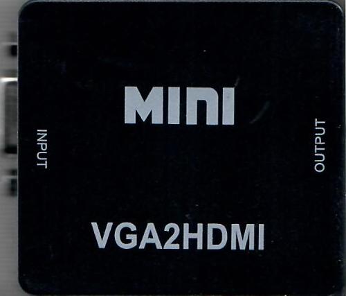 Mini VGA2HDMI Adapter VGA HDMI Neu