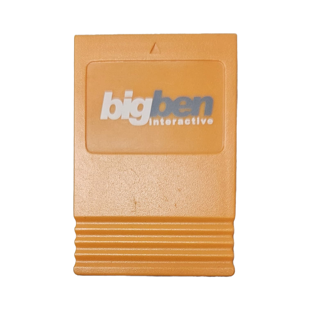 bigben Gamecube Memory Card Gelb GC Ohne OVP