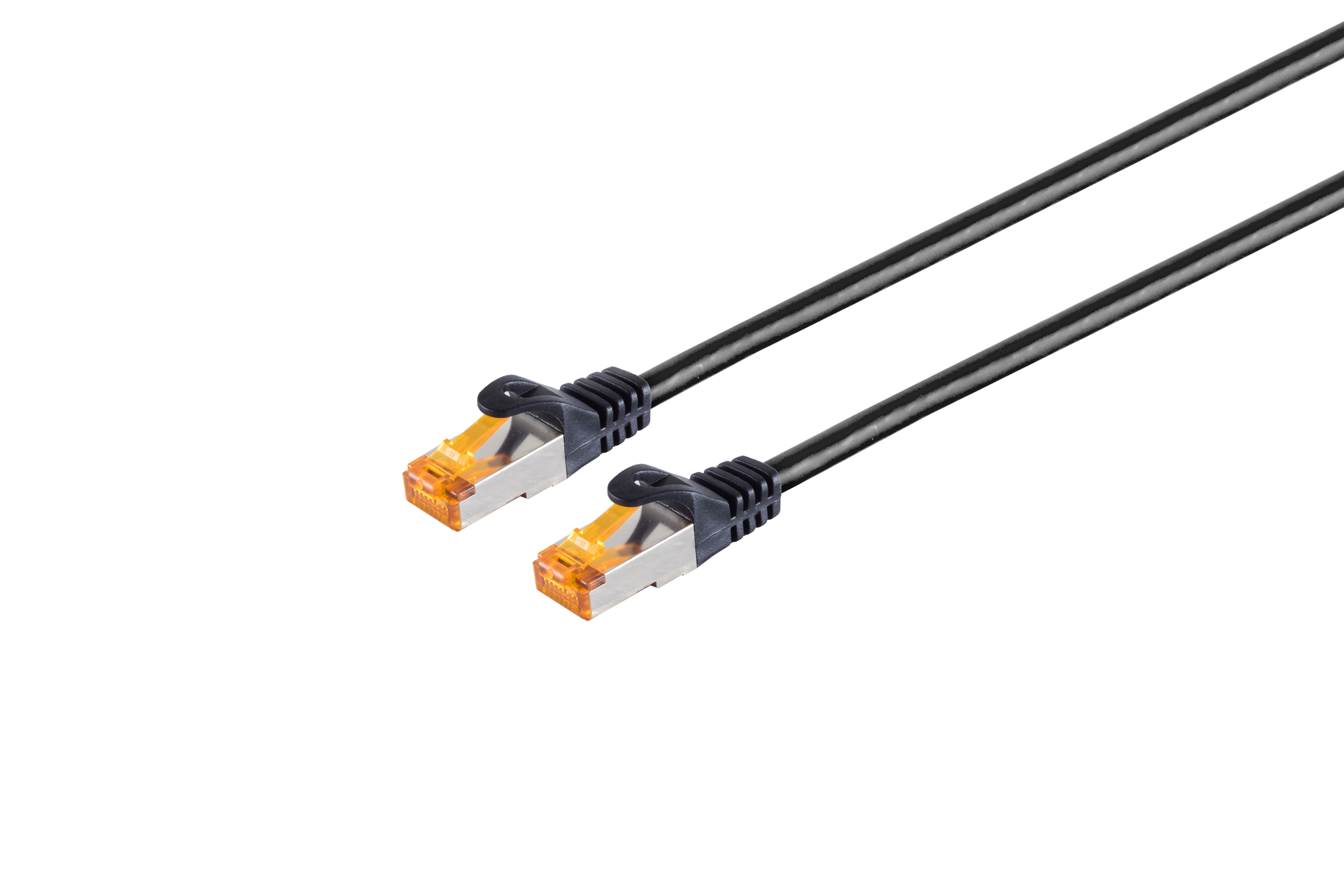 Patchkabel Netzwerkkabel Cat. 6A Outdoor S/FTP schwarz 20m