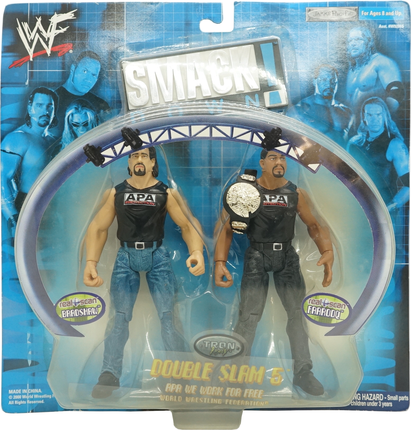 Jakks Pacific WWF Double Slam 5 Figuren