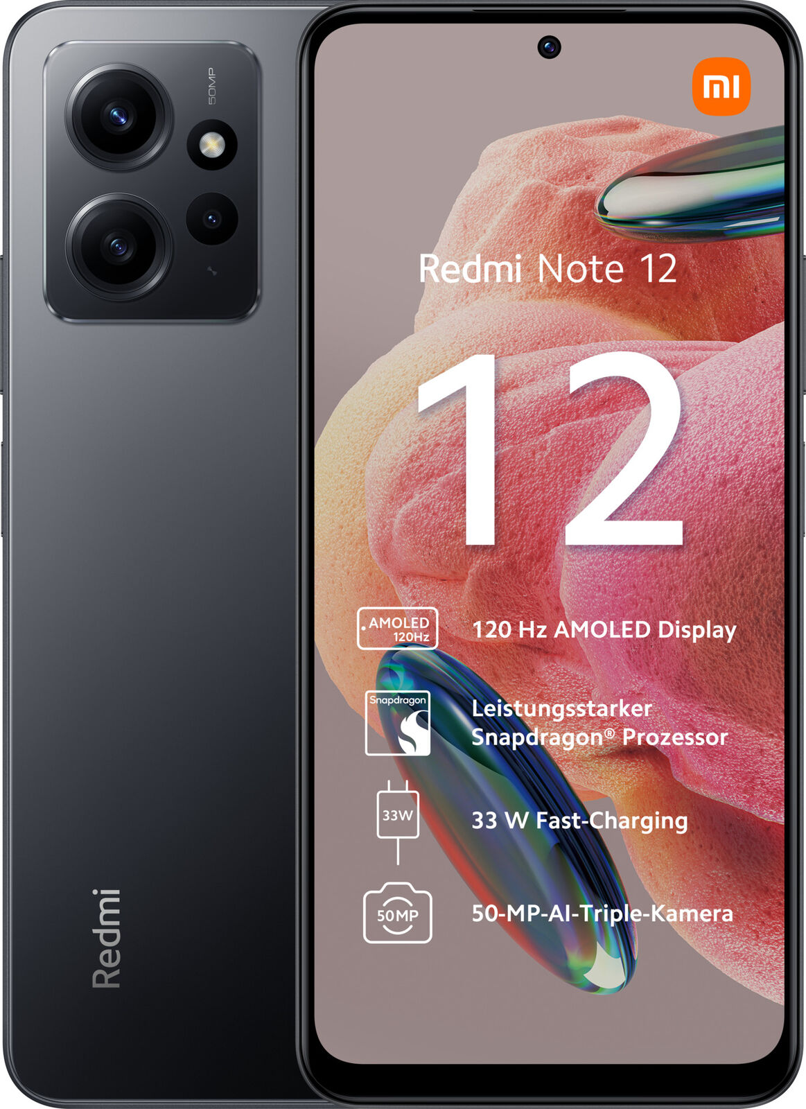 Redmi Note 12 128GB Onyx Gray