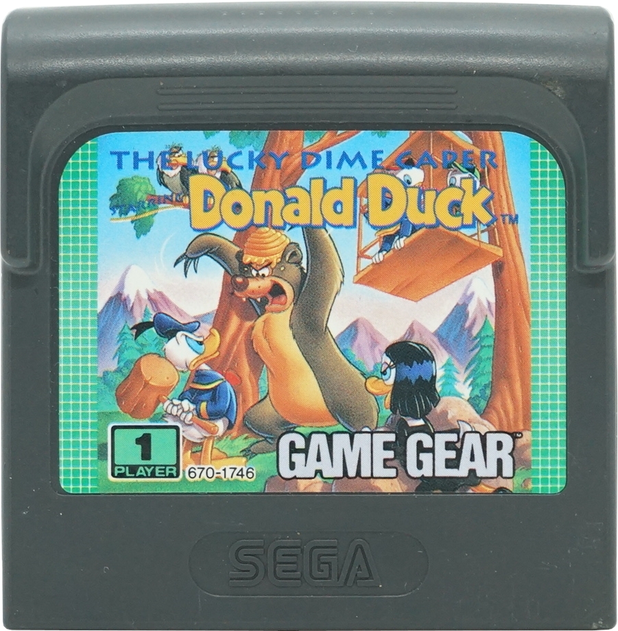 The Lucky Dime Gaper Donald Duck Sega Game Gear