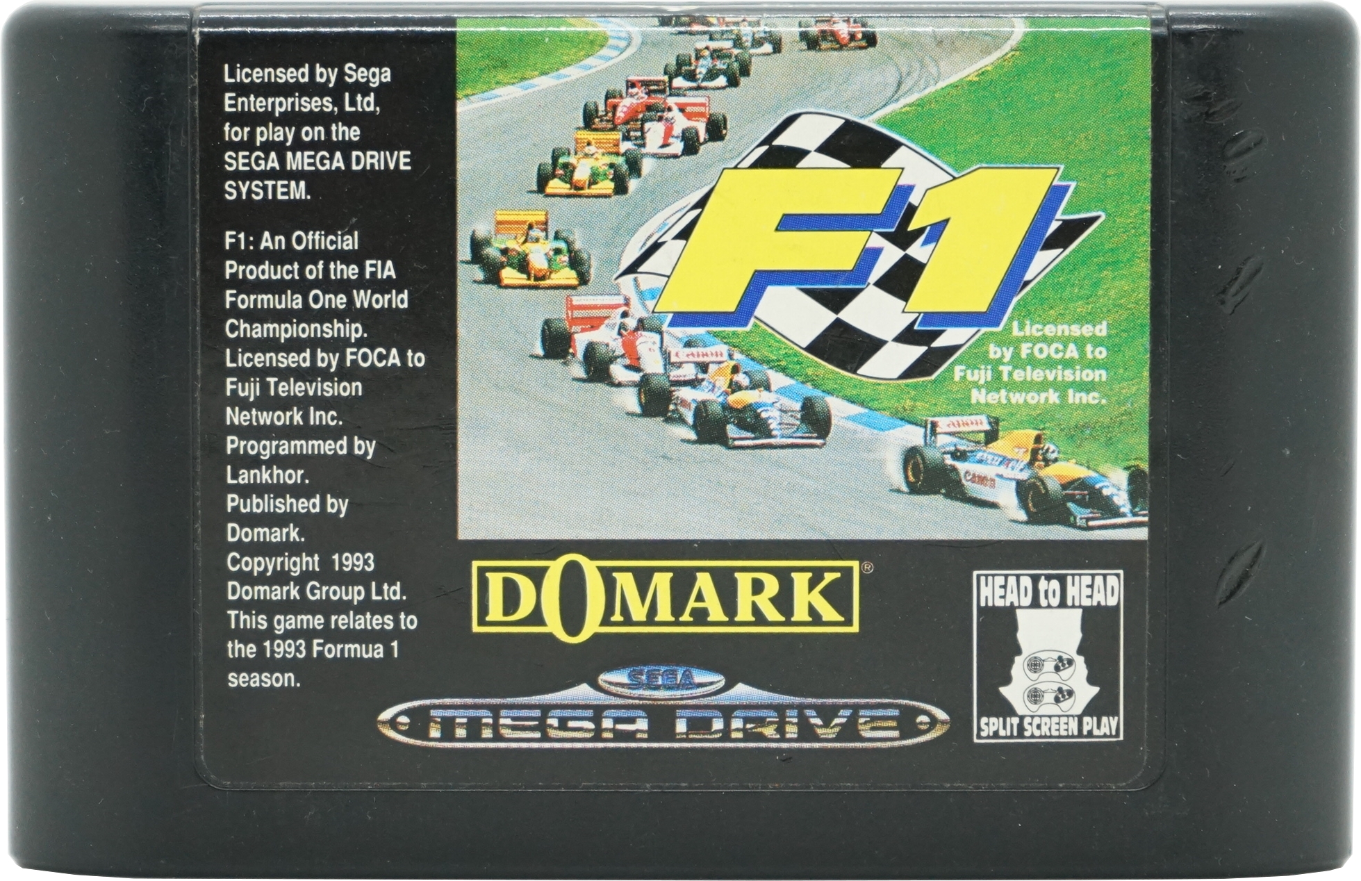 F1 Domark Sega Mega Drive
