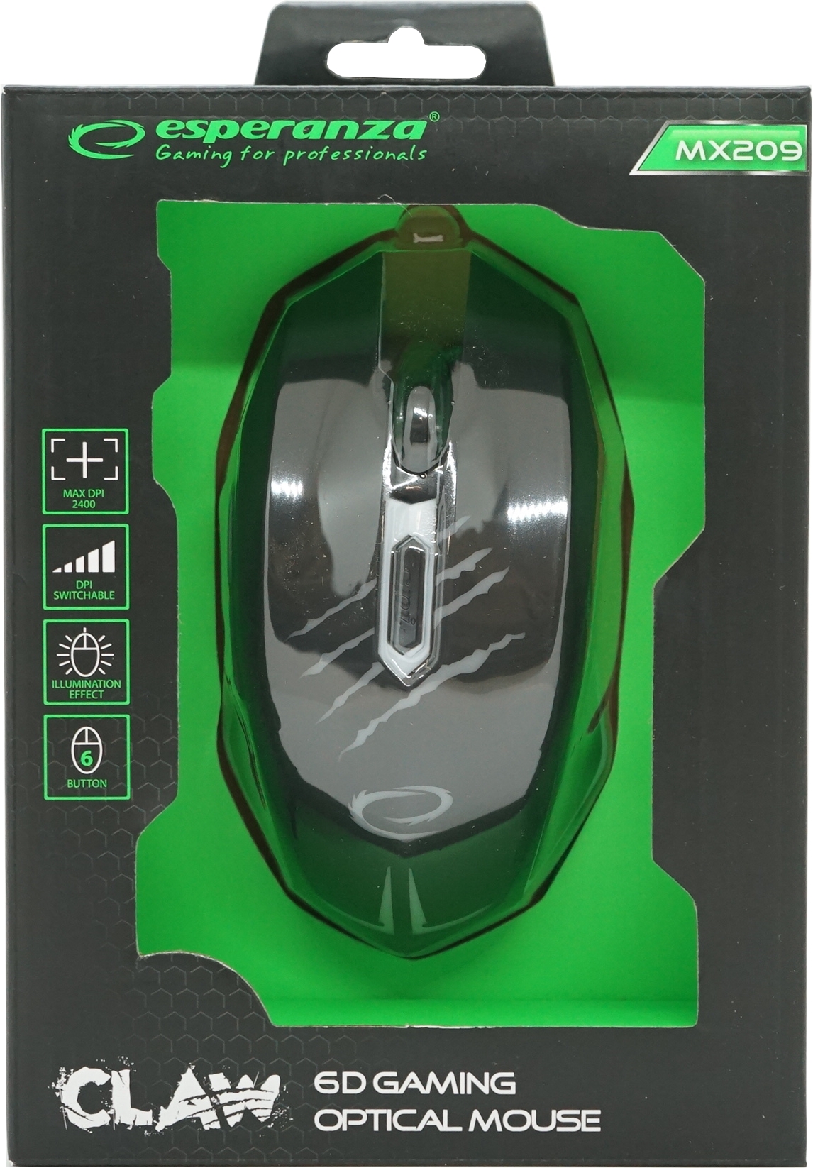 Esperanza Gaming Maus Claw EMG209G